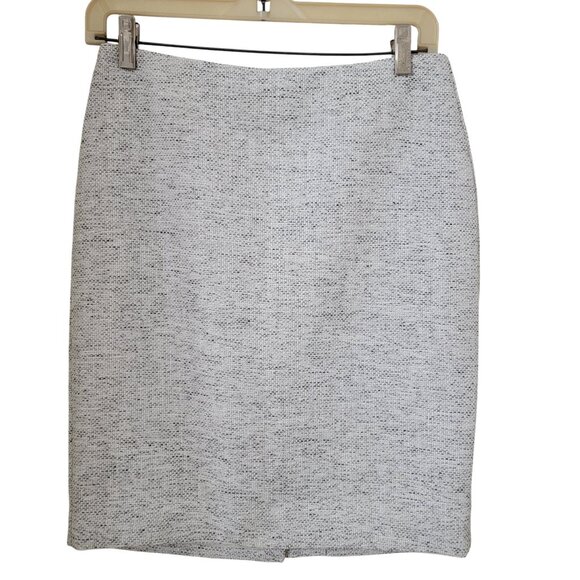 Ann Taylor Factory Size 2 Petite Gray Tweed Pencil Skirt, Lined.  Exc. Used Cond - Picture 1 of 11